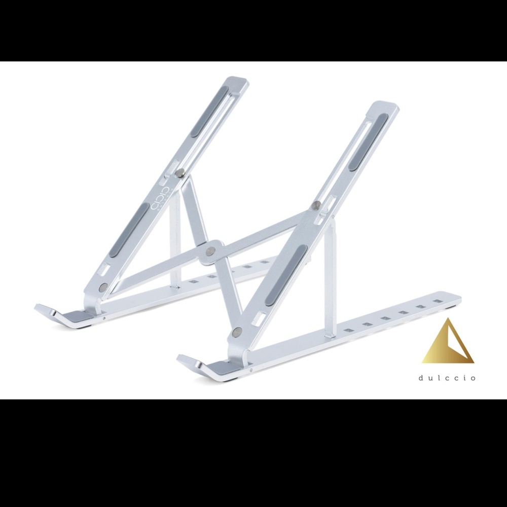Dulccio Uplift Ergonomic Portable Aluminium Laptop Stand